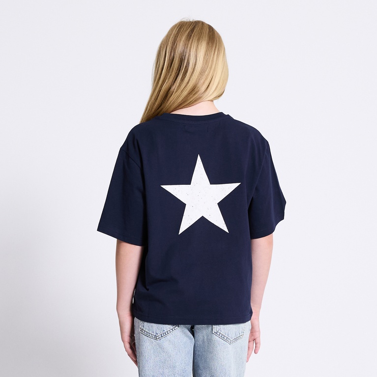 Boxy printed tee "Sissela"